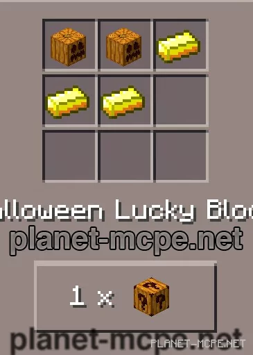 Halloween Lucky Blocks Mod 0.12.3