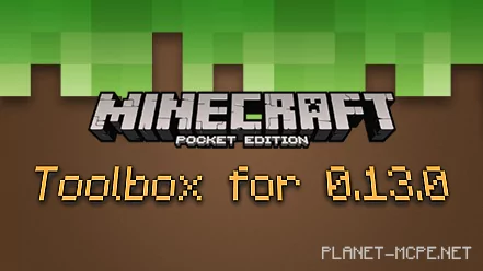 New Toolbox Version for Minecraft PE 0.13.0!