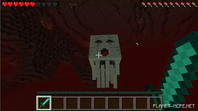 MCPE 0.14: Ghast's Face Will Be Slightly Changed to Look Sadder!