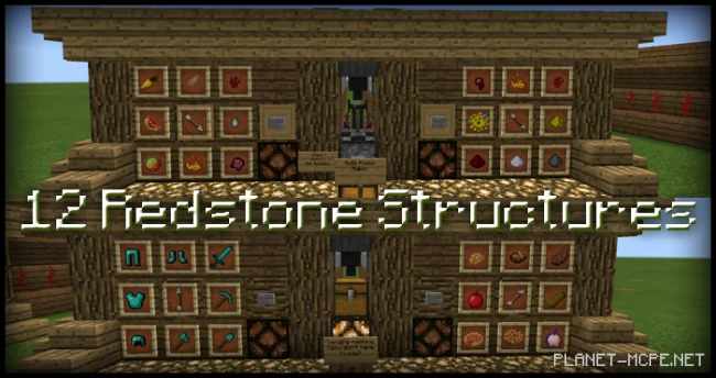 Map 12 Redstone Structures