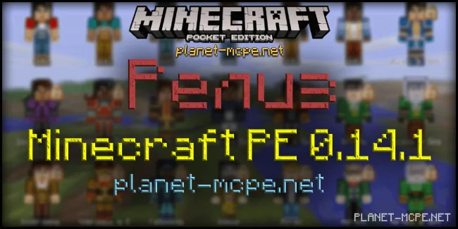 Minecraft PE 0.14.1 Release — New Skin Pack!