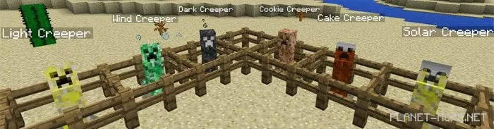 Creepers+ Mod 0.14.2/0.14.0/0.13.0