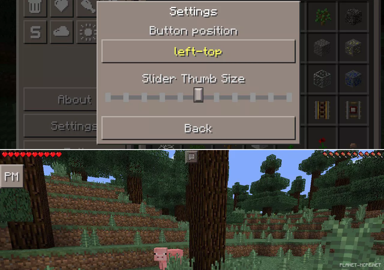 Pocket Manager Mod 0.15.2/0.14.0