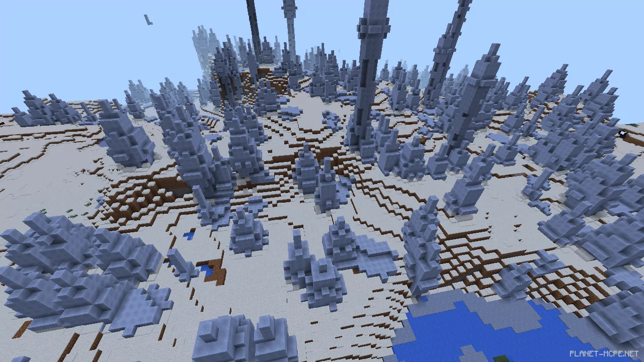 Ice Biome and Village with a Blacksmith [0.15.x]