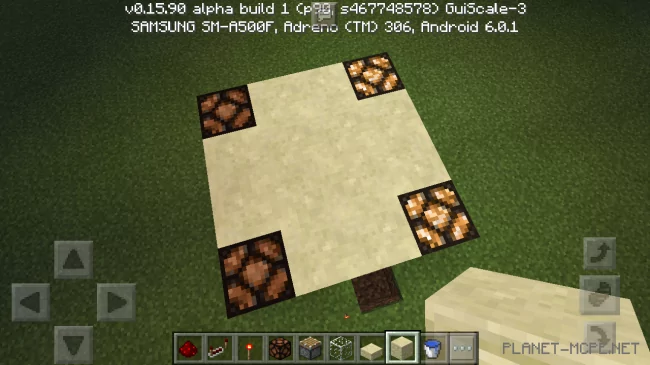 Flashing floor lights [Minecraft PE Guides]