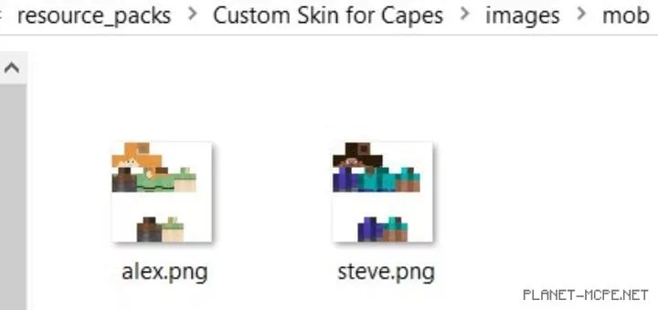 Custom Skin for Capes Mod 0.15.9