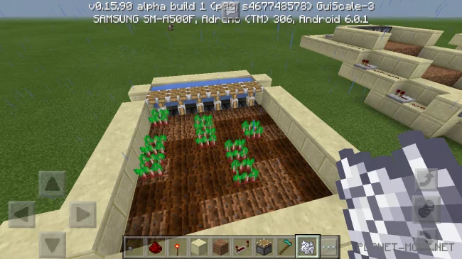 Semi-Automatic Farm (Version II) [Minecraft PE Guides]