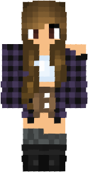 Moon Flannel Girl