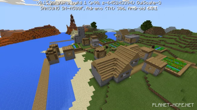 Village with Blacksmith Near Clay Biome [0.16.x - 0.15.x]