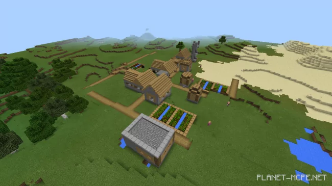 Simple Village at Spawn [0.16.x - 0.15.x]