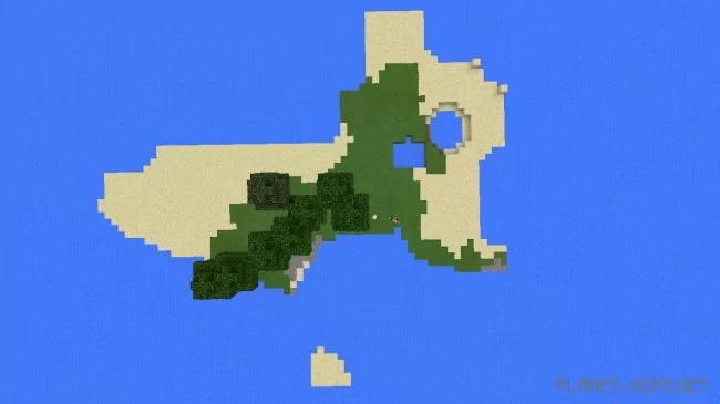 Perfectly Flat Island with Trees [0.16.x - 0.15.x]