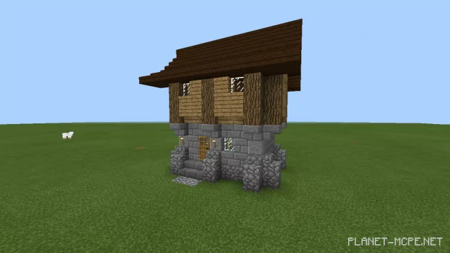 Two-Story Medieval House [Part 2][Minecraft PE Guides]