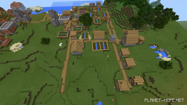 Triple village at spawn [0.16.x]