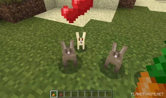 Tameable Rabbits Mod 0.17.0/0.16.1/0.16.0