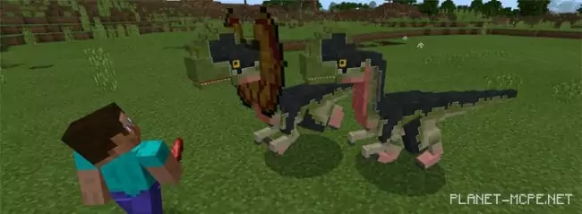 Dilophosaurus and Oviraptor