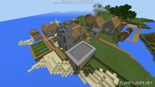 Village with a forge on the peninsula [1.0/0.17.0]