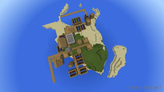 Village with a forge on an island for survival [1.0.4/1.0.0]