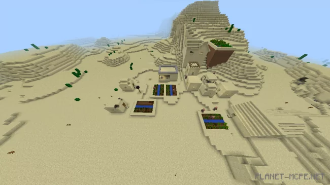 Mountain village made of sand [1.0.5/1.0.0]