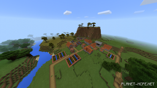 Acacia village at spawn [1.0.5/1.0.0]