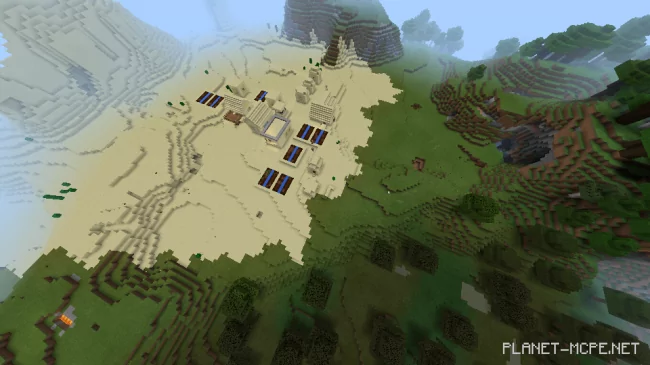 A village with a forge and a couple of biomes [1.0.6/1.0.0]