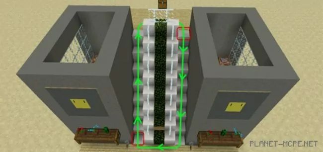 Working Escalator [Redstone] Map 1.1.0.1+