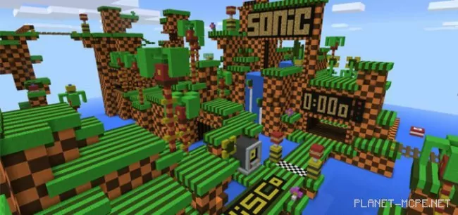 Sonic the Hedgehog Map [Parkour]