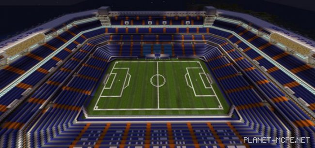 Santiago Bernabeu Stadium Map [Creativity]