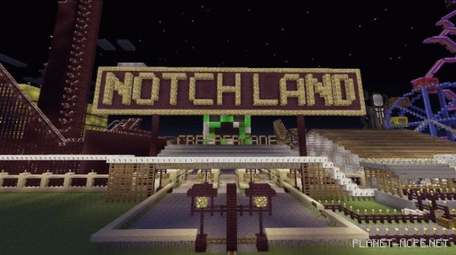 Notchland Amusement Park Map [Roller Coaster] [Mini-Game]