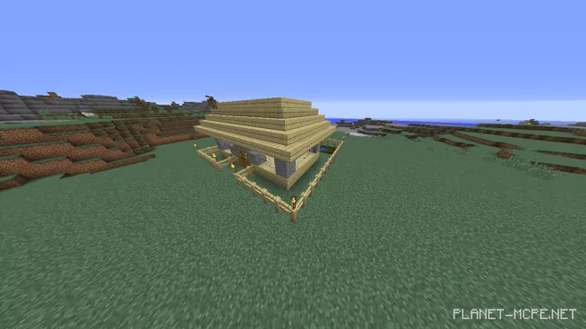 Compact House [Part 1][Minecraft PE Guides]