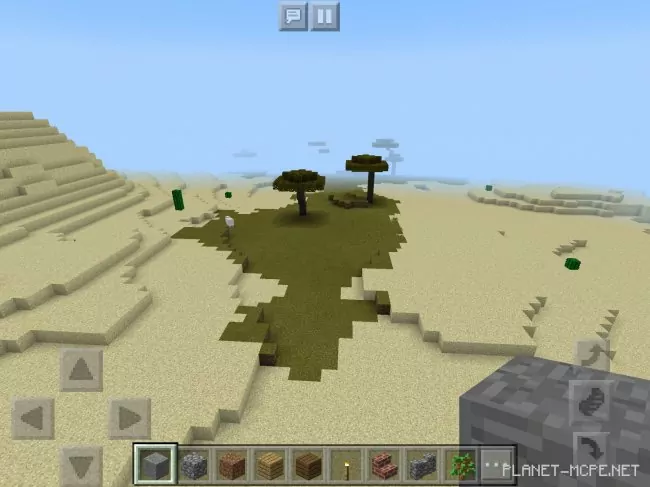 Seed for Desert with Cave and Biomes Nearby 1.2