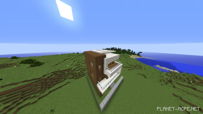 Modern House [Part 2][Minecraft PE Guides]