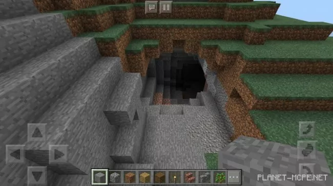 Seed for Cool Cave Entrance and Pumpkins on a Hill 1.2