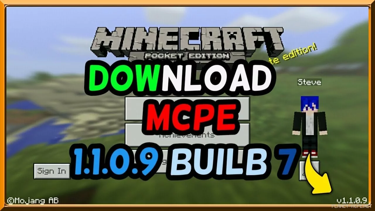 Minecraft PE 1.1.0.9 Build 7