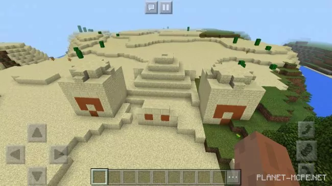 Seed for Desert Temple and Nearby Trees 1.2