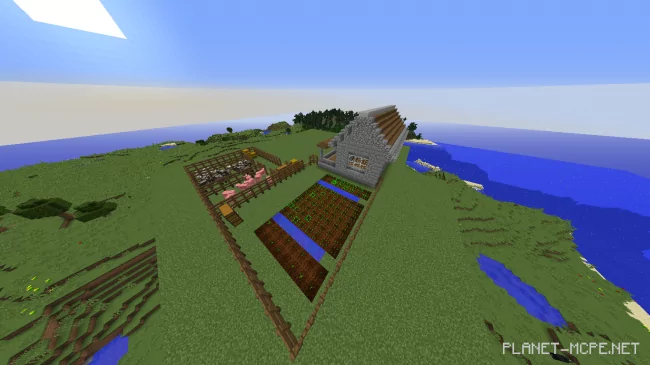 Farmer's House [Part 1][Minecraft PE Guides]