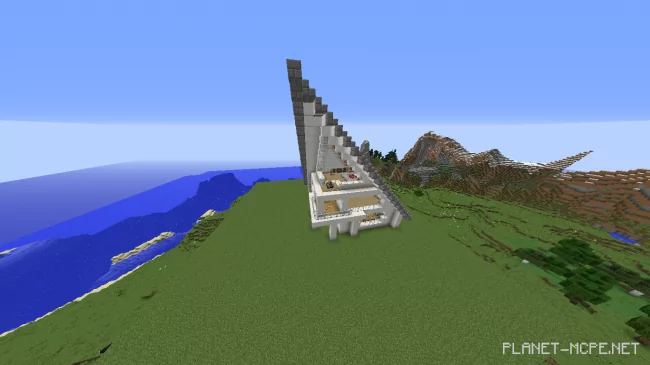 Angled House [Part 2][Minecraft PE Guides]