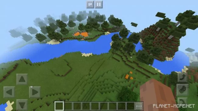 Seed for Plain with Lava Source and Birch Forest 1.2