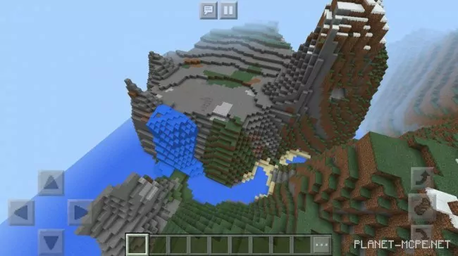 Seed for Waterfall in Snowy Biome and Caves 1.2