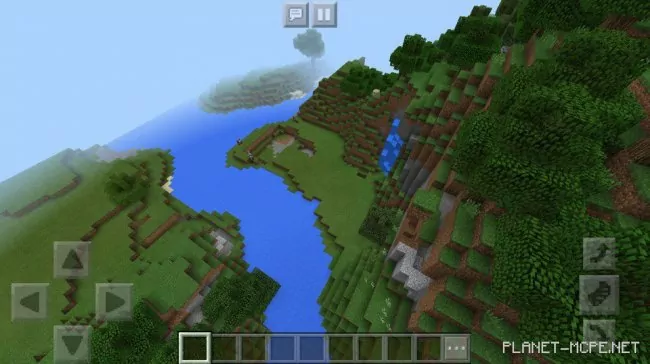 Seed for Coniferous Forest, Rivers, and Nearby Waterfall 1.2