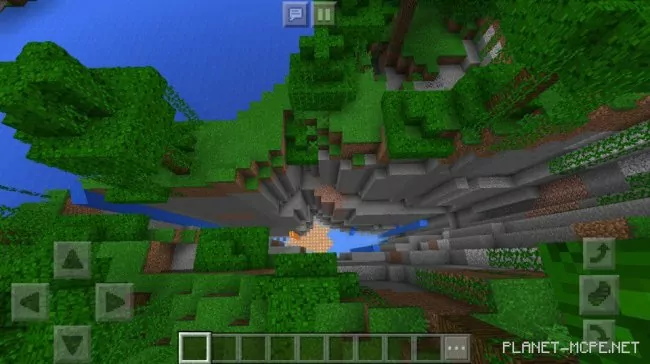 Seed for Huge Ravine in Jungle 1.2