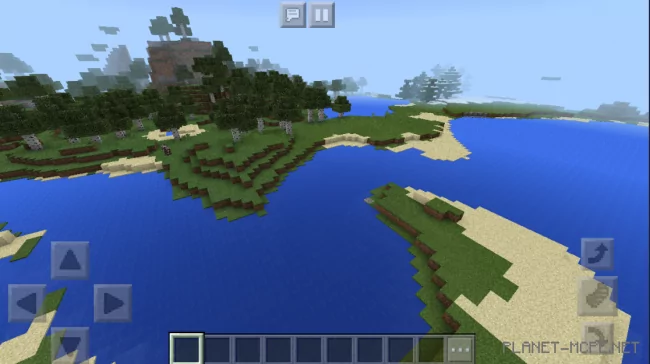 Seed for Island, Forests, and Snowy Forest Nearby 1.2