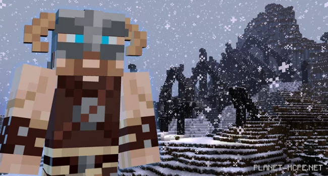 The game Skyrim can be found in Minecraft PE and Win 10