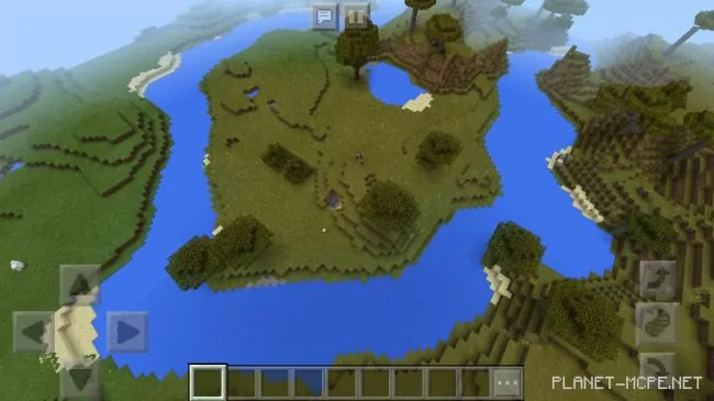 Seed for Acacia Biome with Water Bodies 1.2