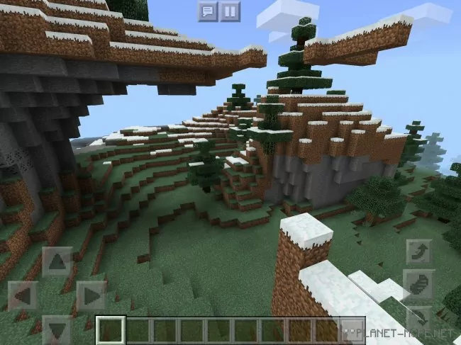 Seed for Mountains in Snowy Biome 1.2