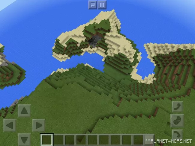 Seed for Island Near Land with Mountains and Sea 1.2