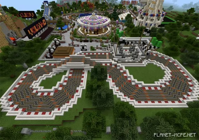 AM Land Amusement Park Map [Creativity] [American Racing]