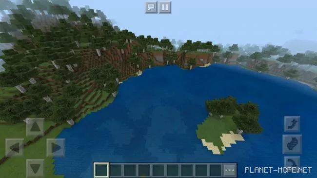 Seed for Forest and Water Body at Spawn 1.4