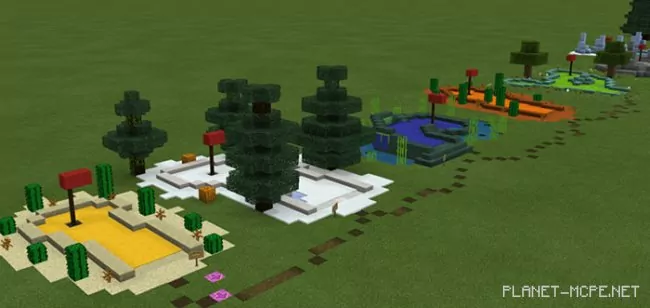 Map: Matt’s Minigolf: Biomes Edition [Minigame]