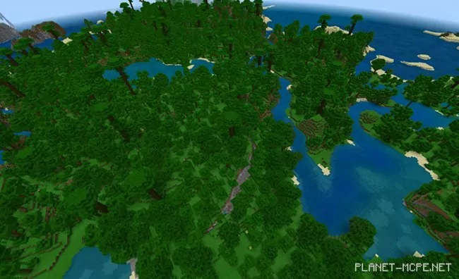 Flat Land Seed: Jungle Ravine at Spawn 1.4