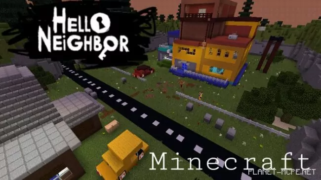 Map: Hello Neighbor in Minecraft [Minigame] [Puzzle]